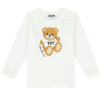 Moschino t-shirt orso colore latte per neonato